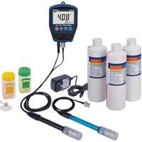 Trousse de pH/mV-m&egrave;tre R3525 avec &eacute;lectrode de potentiel redox, solution de pH/conductivit&eacute; et adaptateur de courant Groupe Belzile Dickner