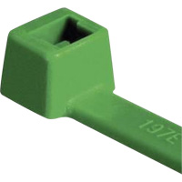 UL Rated PA66 Cable Ties, 4" Long, 18 lbs. Tensile Strength, Green Groupe Belzile Dickner
