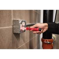 Voltage Detector with LED & GFCI Receptacle Tester Kit, 50 V - 1000 V, Display & Sound Alert Groupe Belzile Dickner