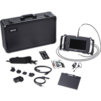 Ensemble de vid&eacute;oscope haute performance avec cam&eacute;ra HD double & longue sonde, 1280" lo x 720" la Affichage, 1024 x 600 pixels, 4,9 mm (0,19") T&ecirc;te de cam&eacute;ra Groupe Belzile Dickner