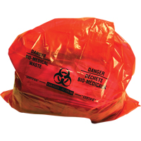 Sacs pour déchets bio-médicaux Sure-Guard<sup>MC</sup>, Biorisque, 38" lo x 30" la, 2 mil, 100 /pqt JD100 | Dickner Inc