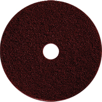 Floor Maintenance Pads, 17", Stripping, Brown Groupe Belzile Dickner