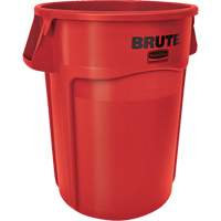 Round Brute&reg; Containers, Polyethylene, 32 US gal. Groupe Belzile Dickner