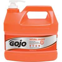Nettoyant &agrave; mains Natural Orange, Pierre ponce, 3,78 L, Bouteille &agrave; pompe, Agrumes/Orange Groupe Belzile Dickner
