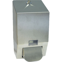 Distributeur de savon en acier inoxydable, À pression, Capacité de 1000 ml, Format Cartouche de recharge JH176 | Dickner Inc
