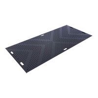 LibertyMat&reg; Medium-Duty Ground Protection, 4' x 8', High Density Polyethylene, Textured, Black Groupe Belzile Dickner