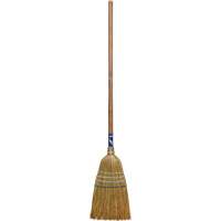Industrial Corn Broom, 3-String, Wood Handle Groupe Belzile Dickner