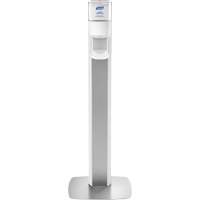 Messenger ES6 Silver Panel Floor Stand with Dispenser Groupe Belzile Dickner
