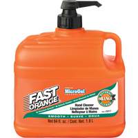 Hand Cleaner, Lotion, 1.89 L, Pump Bottle, Orange JK717 | Dickner Inc