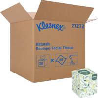 Papiers-mouchoirs Naturals Boutique* de Kleenex<sup>MD</sup>, 2 pli, 7,8" lo x 8,3" la, 95 feuilles/boîte JK986 | Dickner Inc