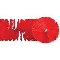 Hooked Brush, Medium/Stiff Bristles, 15-1/2" Long, Red Groupe Belzile Dickner