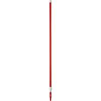 Manche de brosse pour plateforme, Brosse/Support &agrave; tampon, Rouge, T&eacute;lescopique, 62"-113" lo Groupe Belzile Dickner