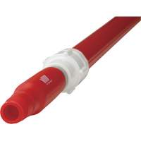 Manche de brosse pour plateforme, Brosse/Support &agrave; tampon, Rouge, T&eacute;lescopique, 62"-113" lo Groupe Belzile Dickner
