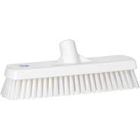 Brosse &agrave; r&eacute;curer pour planchers et murs, Crins Ferme, 12", Polyester, Blanc Groupe Belzile Dickner