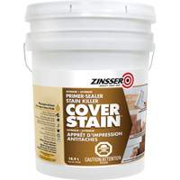 Scellant d'appr&ecirc;t &agrave; base d'huile Cover Stain, 18,9 L, Seau, Blanc Groupe Belzile Dickner
