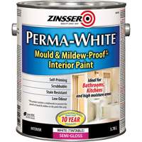 Peinture int&eacute;rieure Mold & Mildew-Proof Perma-White, 3,78 L, Gallon, Blanc Groupe Belzile Dickner