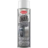Stainless Steel Polish & Cleaner, 20 oz., Aerosol Can Groupe Belzile Dickner