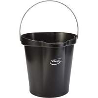 Seau pour l'hygi&egrave;ne des aliments, Noir, 3 gal. US Groupe Belzile Dickner