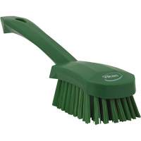 Short-Handled Churn Brush, Stiff Bristles, 10" Long, Green Groupe Belzile Dickner