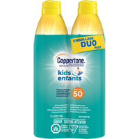 Kids Water Resistant Sunscreen, SPF 50, Aerosol Groupe Belzile Dickner