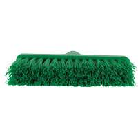 ColorCore Angle Head Broom, Medium Bristles, 10", Polypropylene, Green Groupe Belzile Dickner
