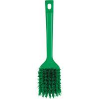 ColorCore Short Handle Brush, Stiff Bristles, 12" Long, Green Groupe Belzile Dickner