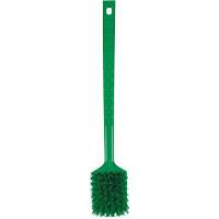 ColorCore Long Handle Brush, Stiff Bristles, 20" Long, Green Groupe Belzile Dickner