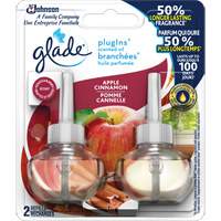 Glade&reg; PlugIns&reg; Scented Oil Refills, Apple Cinnamon, Cartridge Groupe Belzile Dickner