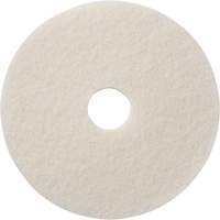 Floor Pads, 12", Polish, White Groupe Belzile Dickner
