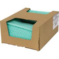 SaniWorks&reg; Choice Counter Cloths, Green/White Groupe Belzile Dickner