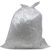 Industrial Garbage Bags, X-Strong, 26" W x 36" L, 1.2 mils, Clear, 45 L (12 Gal.) Capacity Groupe Belzile Dickner