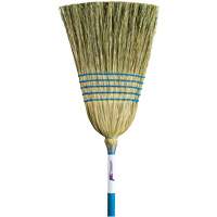 Light-Duty Indoor/Outdoor Corn Broom, 5-String, Wood Handle Groupe Belzile Dickner