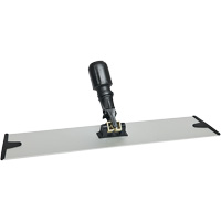 Support de vadrouille &agrave; &eacute;pousseter en microfibres &agrave; boucles et crochets, 18", Aluminium Groupe Belzile Dickner