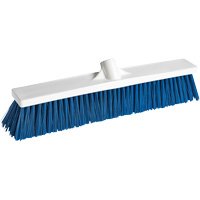 Foodservice Push Broom, Medium Bristles, 18", Polypropylene, White Groupe Belzile Dickner