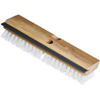 Utility Scrub Brush & Squeegee, 11" L, Polypropylene Bristles, White Groupe Belzile Dickner