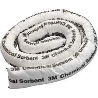 Chemical Sorbent Mini-Boom, Hazmat, 8' L x 3" W, 15.5 gal Absorbancy Groupe Belzile Dickner