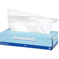 Papier-mouchoir de première qualité Snow Soft<sup>MC</sup>, 2 pli, 7,4" lo x 8,4" la, 100 feuilles/boîte JO166 | Dickner Inc
