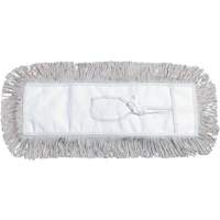 Dust Mop, Tie-On Style, Cotton, 18" L x 5" W Groupe Belzile Dickner
