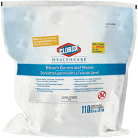 Recharge de lingettes d&eacute;sinfectantes &agrave; l'eau de Javel Healthcare Recharge, 110 lingettes Groupe Belzile Dickner