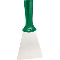 Handle-Mounted Stainless Steel Scraper, Green, 4" W x 8" L Groupe Belzile Dickner