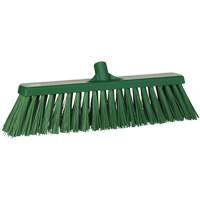 Heavy-Duty Push Broom, Stiff Bristles, 20", Polyester, Green Groupe Belzile Dickner