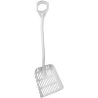 Ergonomic Large Sieve Shovel, 45" Length, Plastic, White Groupe Belzile Dickner
