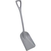 One-Piece Metal Detectable Shovel, 10" x 14" Blade, 37-1/2" Length, Plastic, Grey Groupe Belzile Dickner
