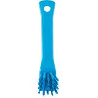 Brush with Scraping Edge, Stiff Bristles, 6" Long, Blue Groupe Belzile Dickner