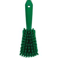 Short-Handled Washing Brush, Soft Bristles, 10-1/2" Long, Green Groupe Belzile Dickner