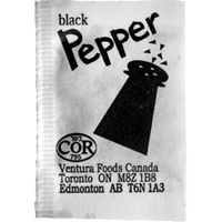 Sachet de poivre Groupe Belzile Dickner