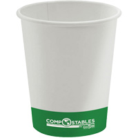 Single Wall Hot/Cold Compostable Paper Cups, 10 oz., Multi-Colour JP928 | Dickner Inc