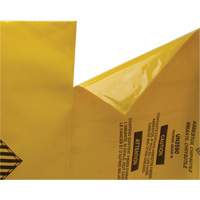 Hazardous Waste Liners, Asbestos, 40" L x 26" W, 3 mils Groupe Belzile Dickner