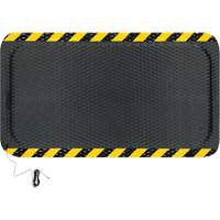 Tapis conductible Hog Heaven, 3' la x 5' lo, 5/8" &eacute;paisseur, Noir/Jaune, Nitrile Groupe Belzile Dickner