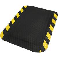 Hog Heaven Mat, Diamond, 2' x 3' x 5/8", Black/Yellow, Nitrile Groupe Belzile Dickner